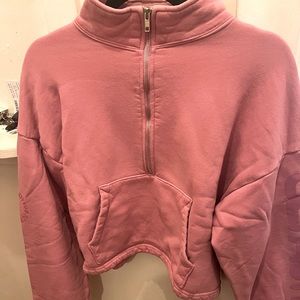 SET active pink half zip